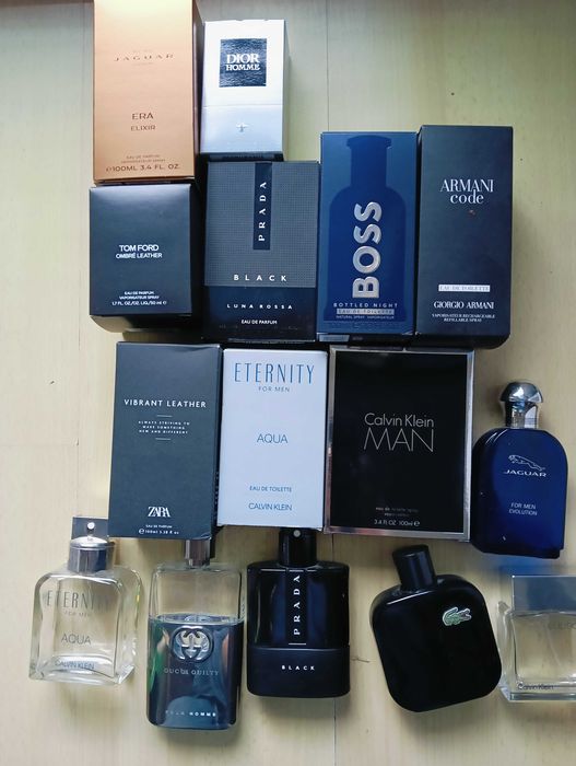 Prada,Gucci puste opakowania zestaw