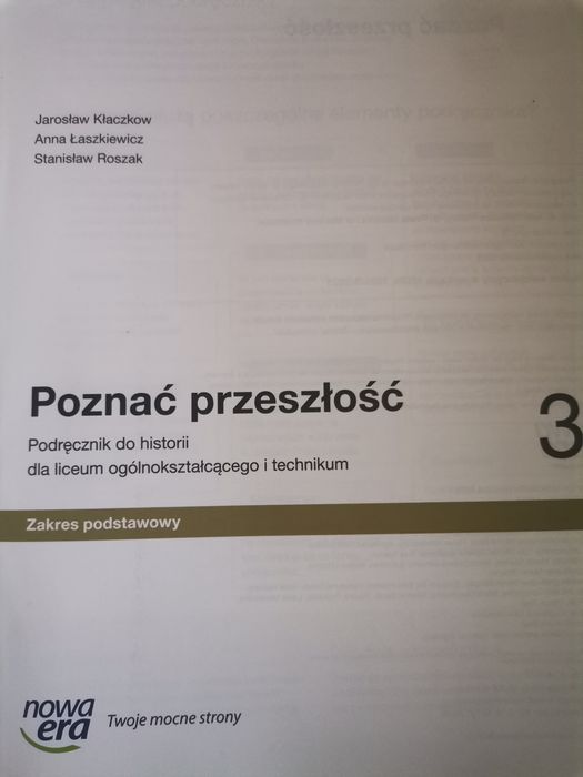 Poznać przeszłość 3 podręcznik zakres podstawowy