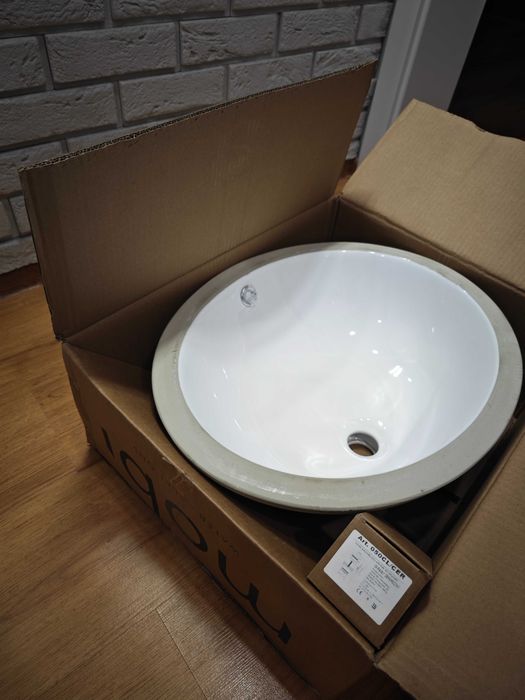 Umywalka podblatowa BOWL WHITE OD MOBI MCU062