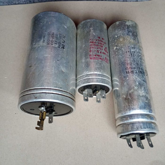 Kondensator UNITRA 7,5/400, 8/500, Miflex 25/500