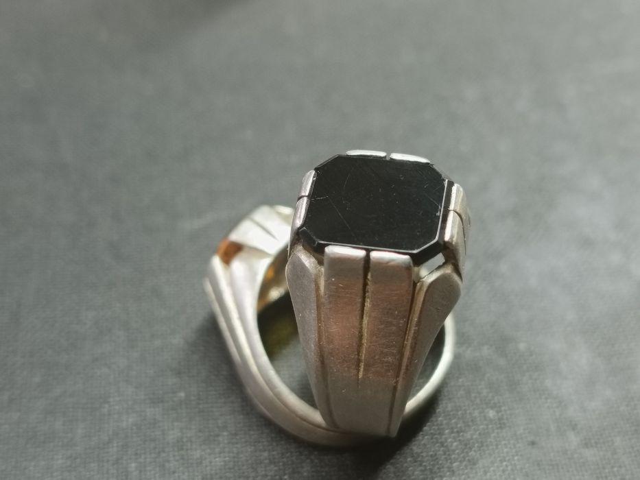 Komplet srebrnych sygnetów Warmet