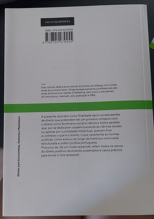 Livro Introdução ao Direito para as Ciências Sociais