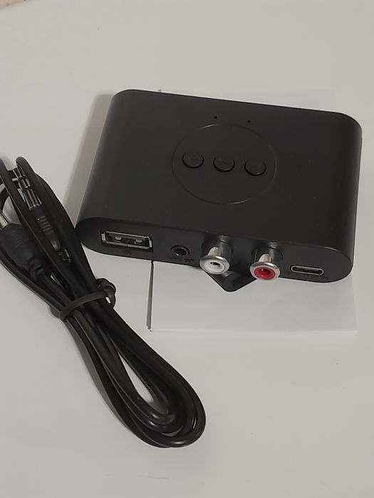 Bluetooth 5,0  RCA 3,5 мм AUX Jack стерео адаптер с микрофоном