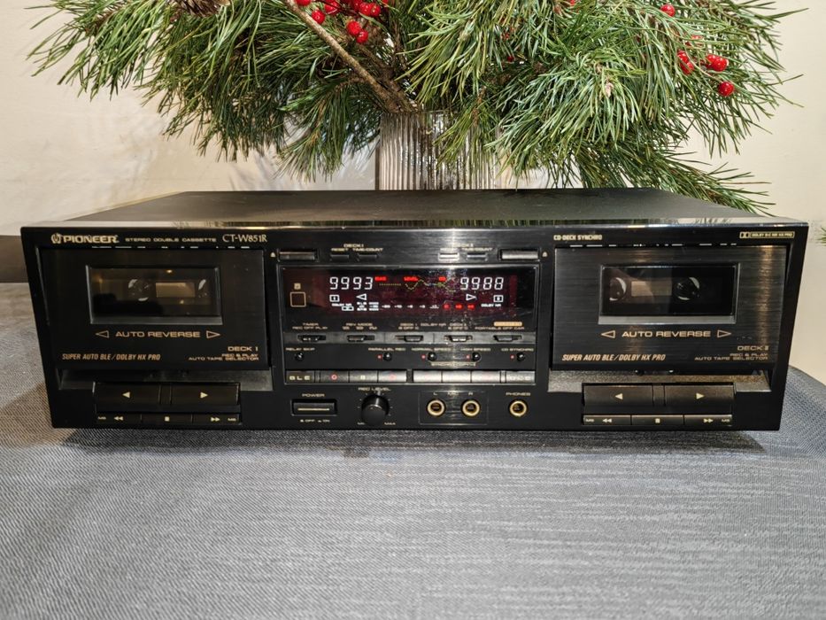 Magnetofon Deck Pioneer Ct-w851 Wysoki Model 100 %sprawny bardzo ładny
