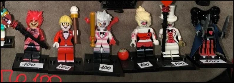 Фігурки фигурки плюшевые игрушки Отель Хазбин Аластор Энджел Даст