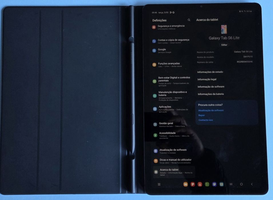 Tablet Galaxy Tab S6 lite - impecável