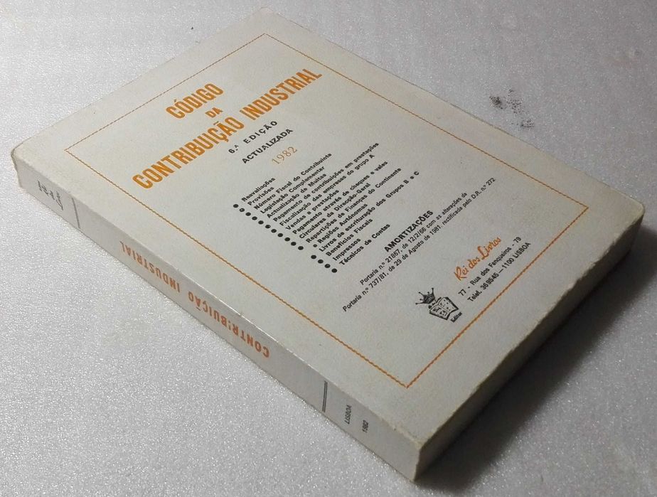 Livro Código da Contribuição Industrial