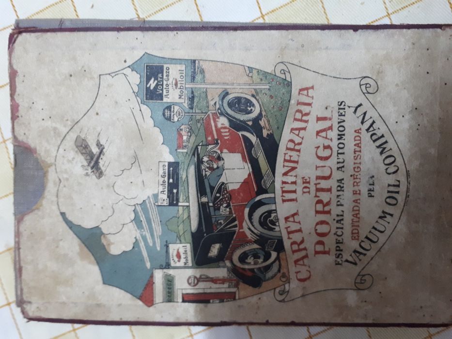 Mapa de estradas de Portugal da Mobiloil