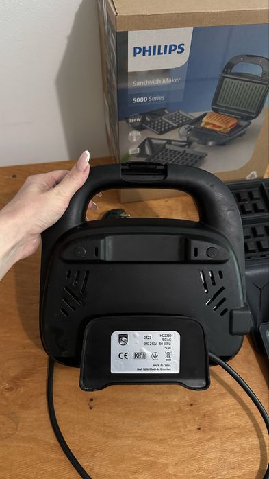 Гриль вафельниця бутербродниця Philips