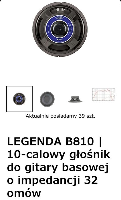 Kolumna, paczka, lodówka 6x10 ( ampeg, markbass, mesa )
