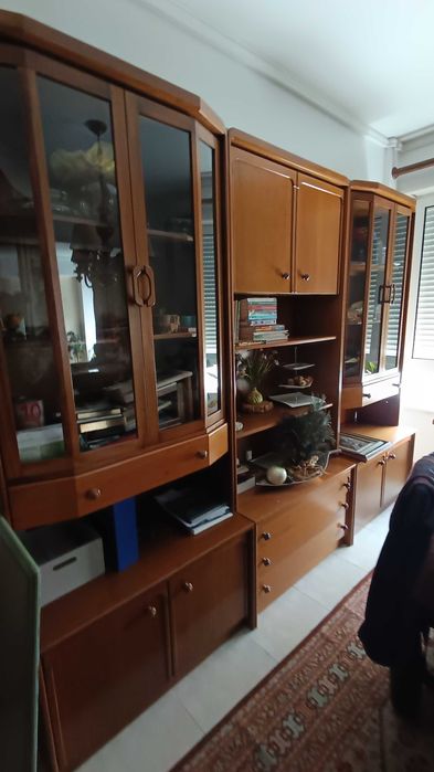 Mobília nogueira sala de jantar