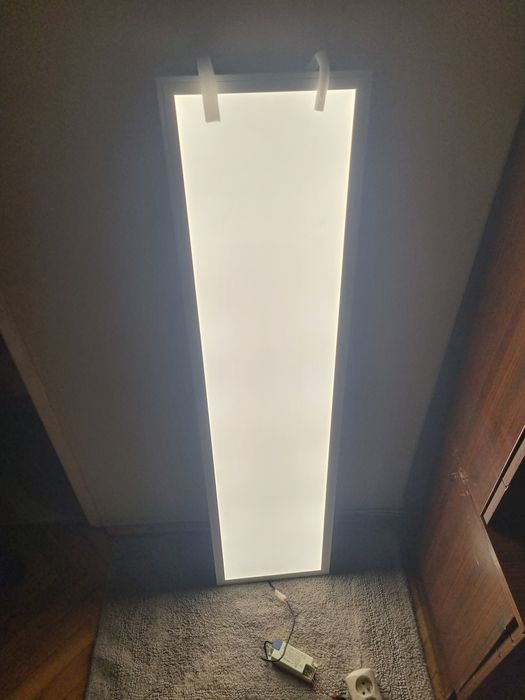 Panel LED Lampa Sufitowa Plafon Natynkowy 30x120 cm 28.6W 4350lm