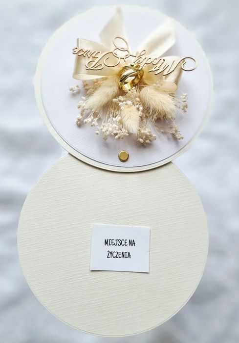 Kartka ślubna hand made