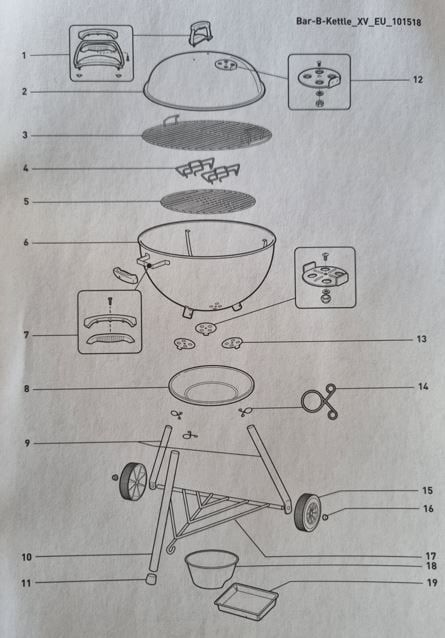 Grill węglowy Weber Kettle 57cm