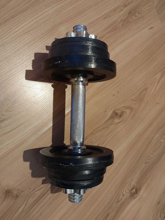 Hantel maly gryf + obciążenie 8kg