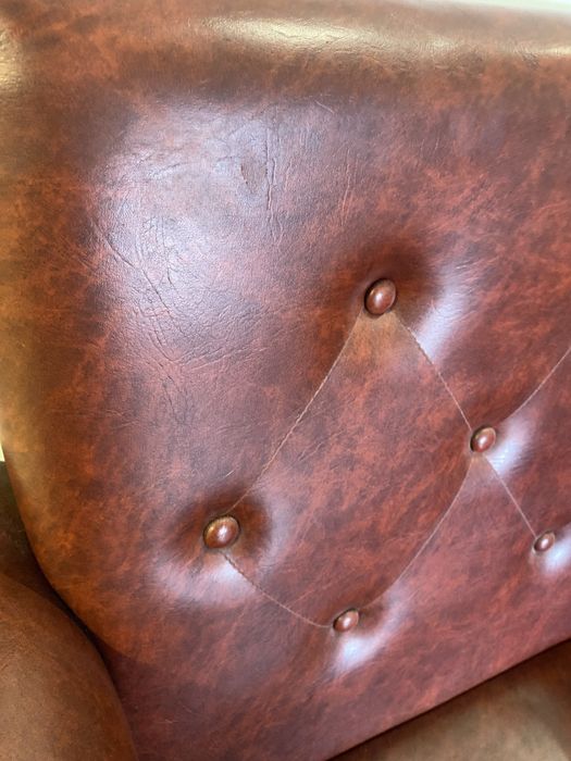 Sofa pele vintage