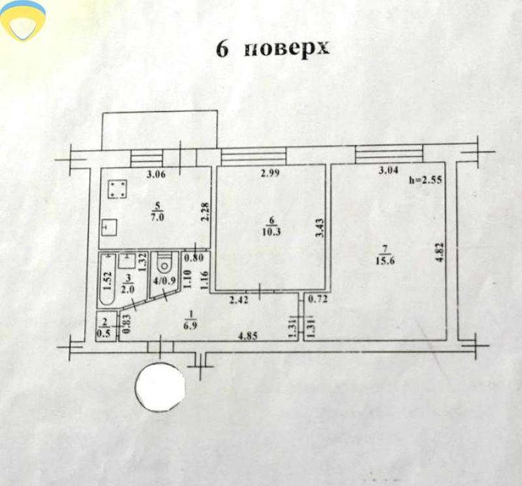 Двокімнатна квартира в класній локації - View 4