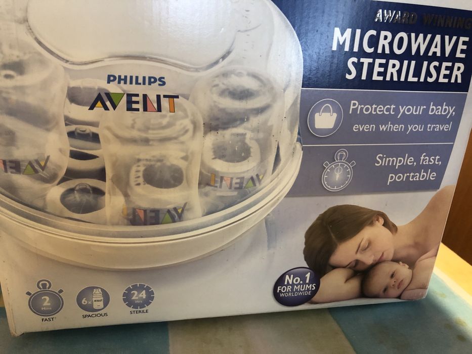 Estrelizador biberões philips avent