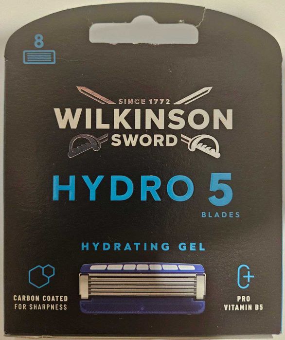 Wilkinson Hydro5  леза для гоління упак, 4, 5, 8 і 12 шт 100% оригінал