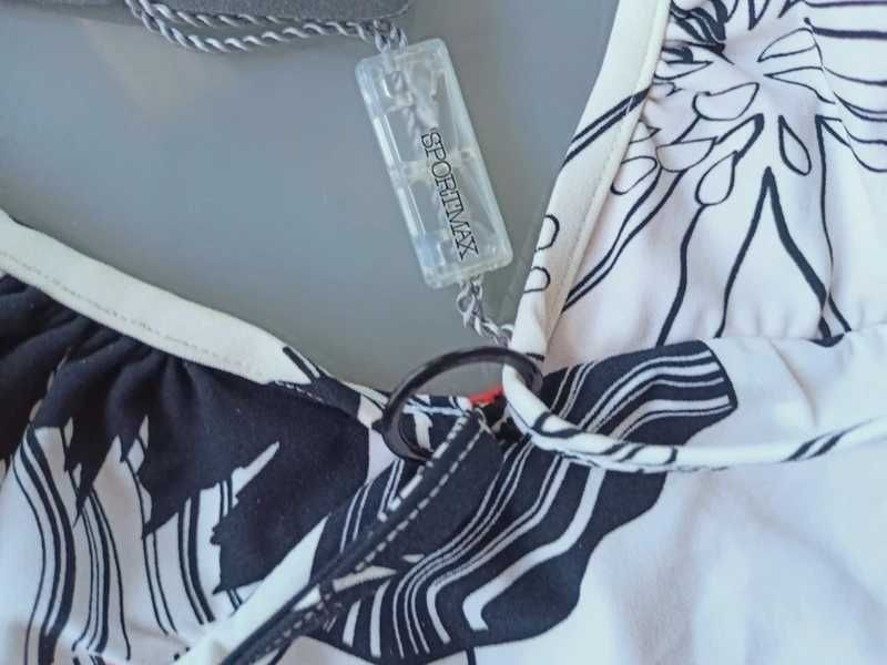 Max Mara jednoczęściowy strój kąpielowy w kwiaty 36 NOWY