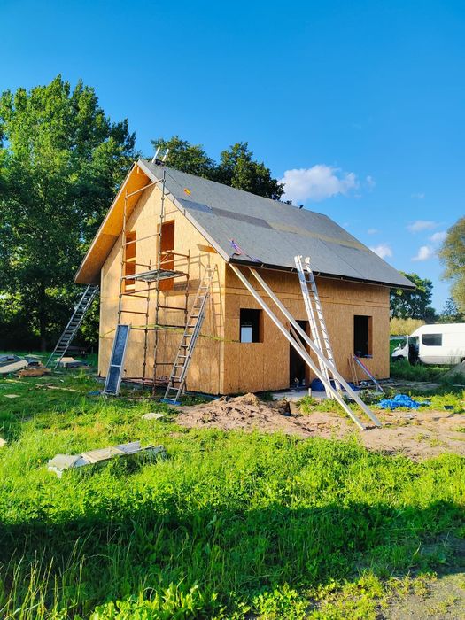 Panele Sip, Dom modułowy, Płyty OSB, Styropian