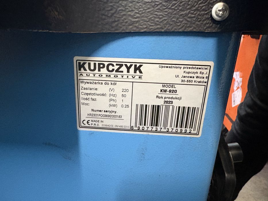 Wyważarka Kupczyk KW920