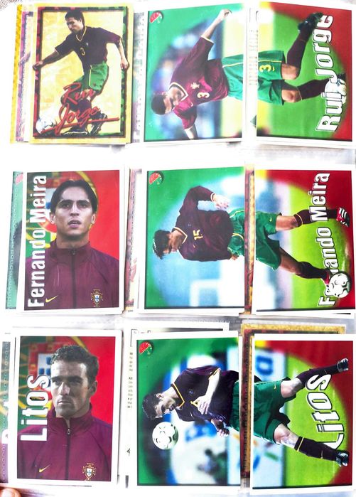 Cromos Seleção Nacional desde 1978 até 2022 Panini e outros