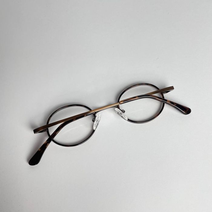 Okulary do komputera, okrągła oprawka, mały rozmiar