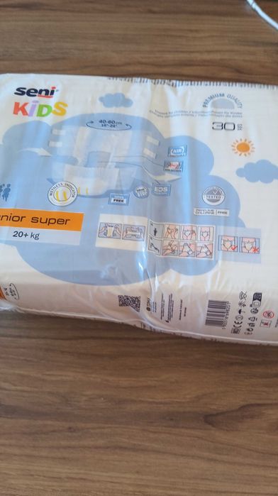 Pampersy 20+kg oddam za ptasie mleczko