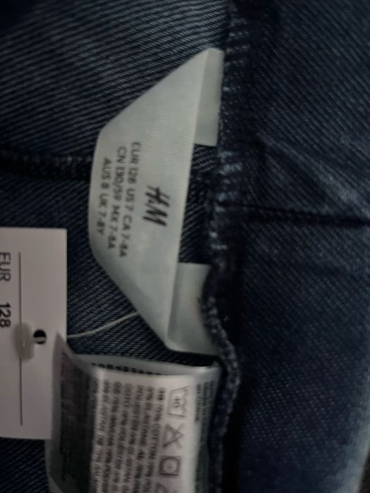 Spodnie dziewczęce H&M 128 Nowe