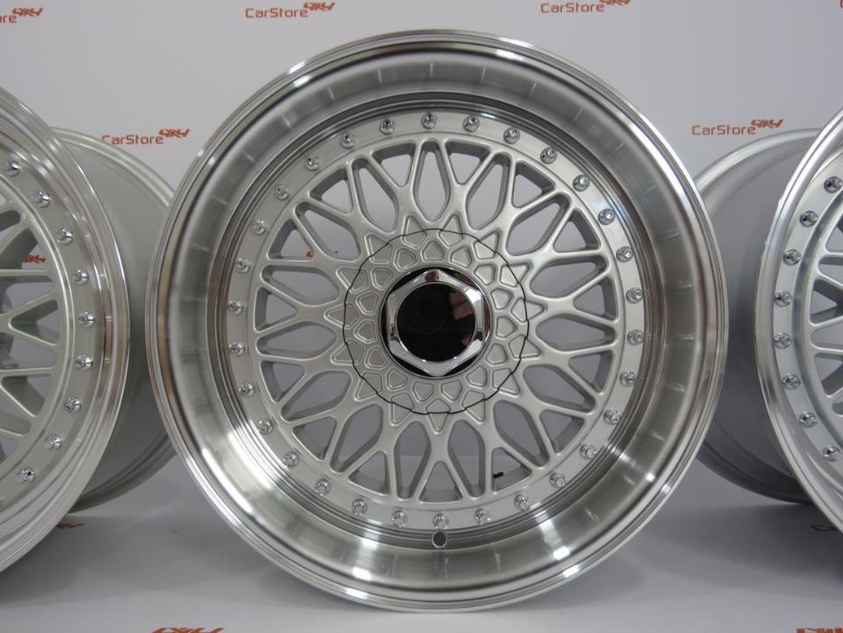 Jantes Look BBS RS 17 x 7.5 + 8.5 et20 4x100+108 Silver