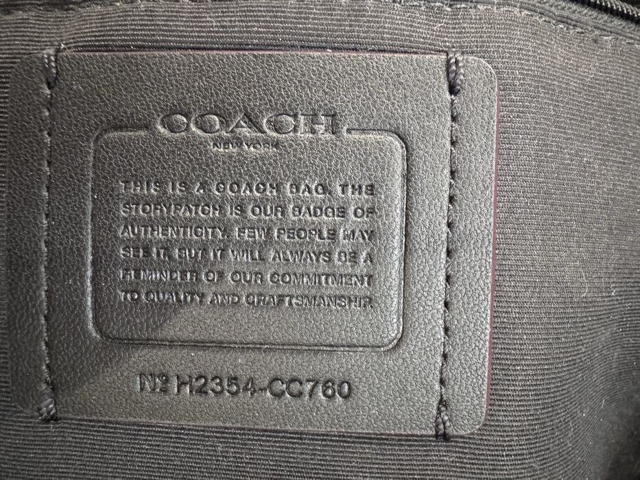 Coach City Tote Bag With Leopard