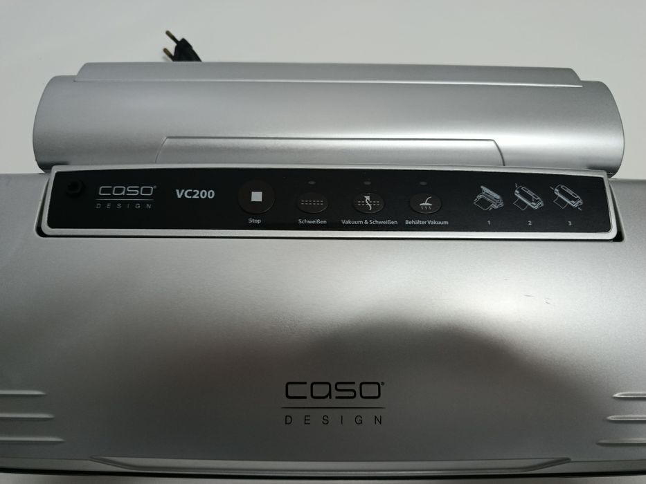 Máquina de Selar a Vácuo Caso VC200 | Prateado