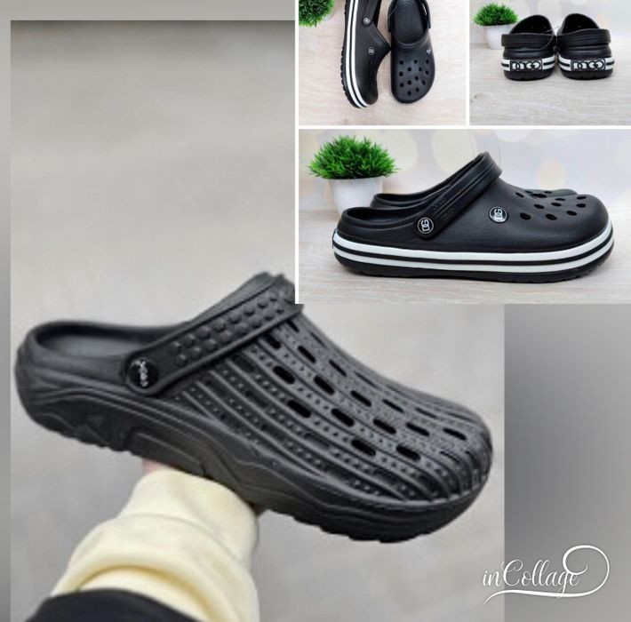 Хит сезона! Мужские 41-46p крокси/чоловічі сабо/сланци/crocs/шлепанци/