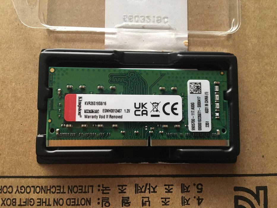 Pamięć RAM DDR4 16GB 2666MHz Kingston