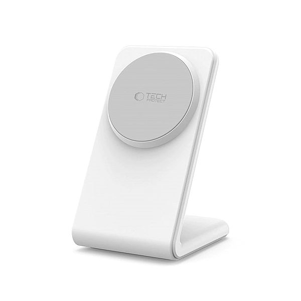 Tech-Protect Qi15W-A38 Magnetic Magsafe Wireless Charger White