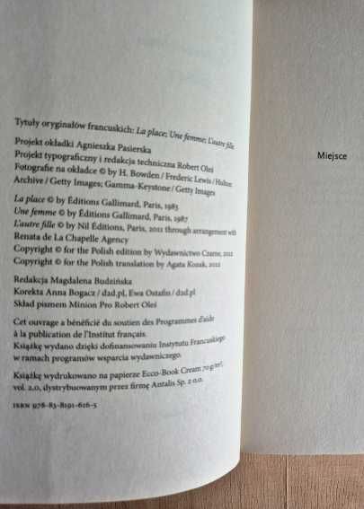 Bliscy, Annie Ernaux