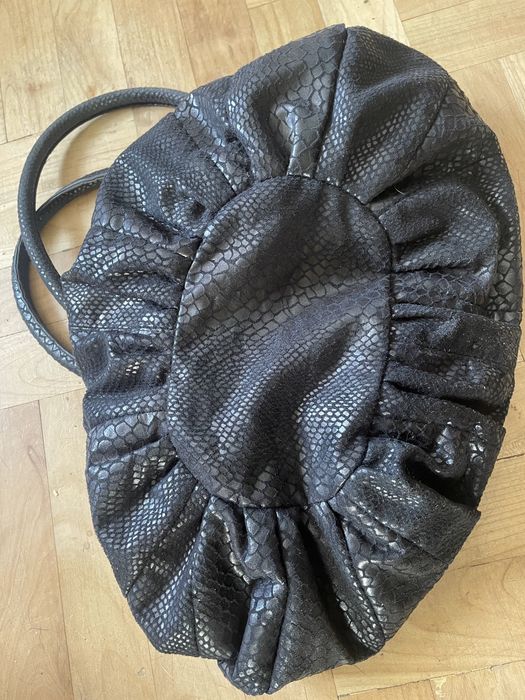 Torebka worek wężowa skórka