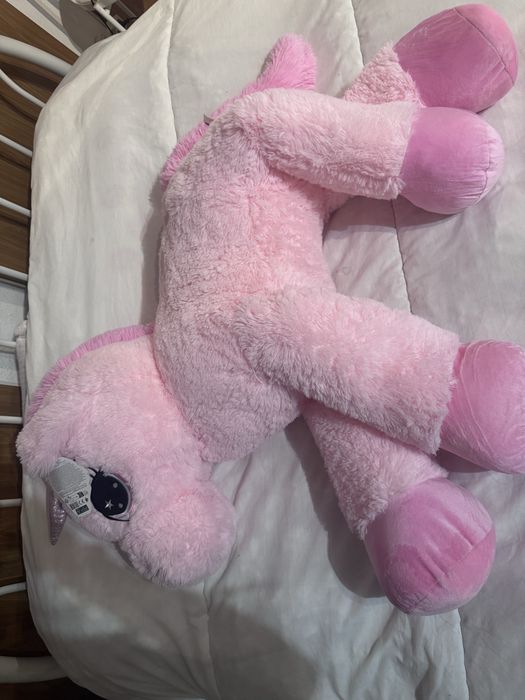 Peluche Unicornio Rosa NOVO COM ETIQUETA