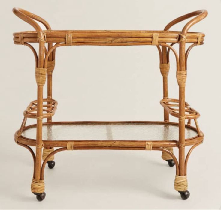 Carrinho bebidas rattan Zara Home