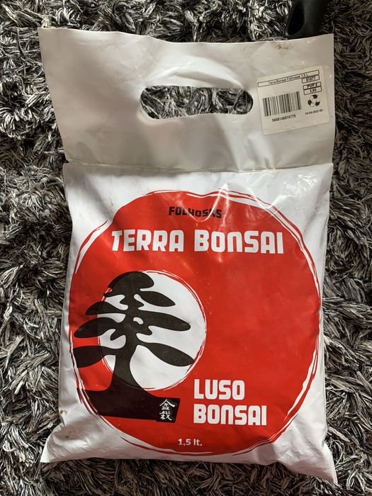 Saco de terra bonsai
