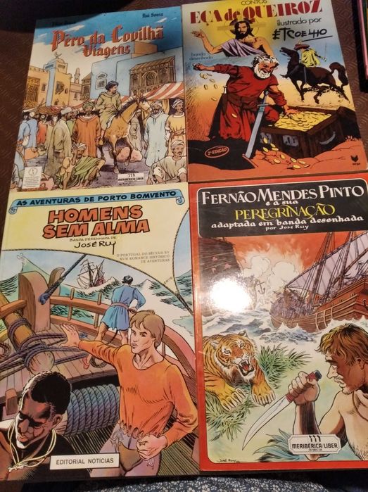 BD classica portuguesa, Louro e Simões ,etc.