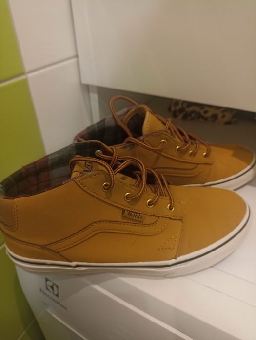 Buty Vans 36 musztardowe