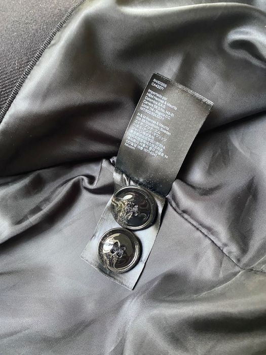 Nowy  ciepły czarny płaszcz męski h&m