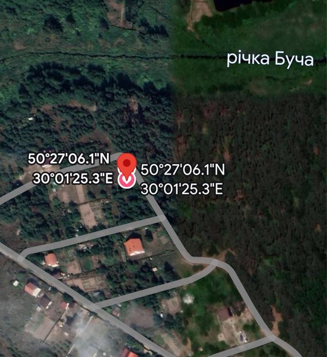 Земельна ділянка влісі близ Київа