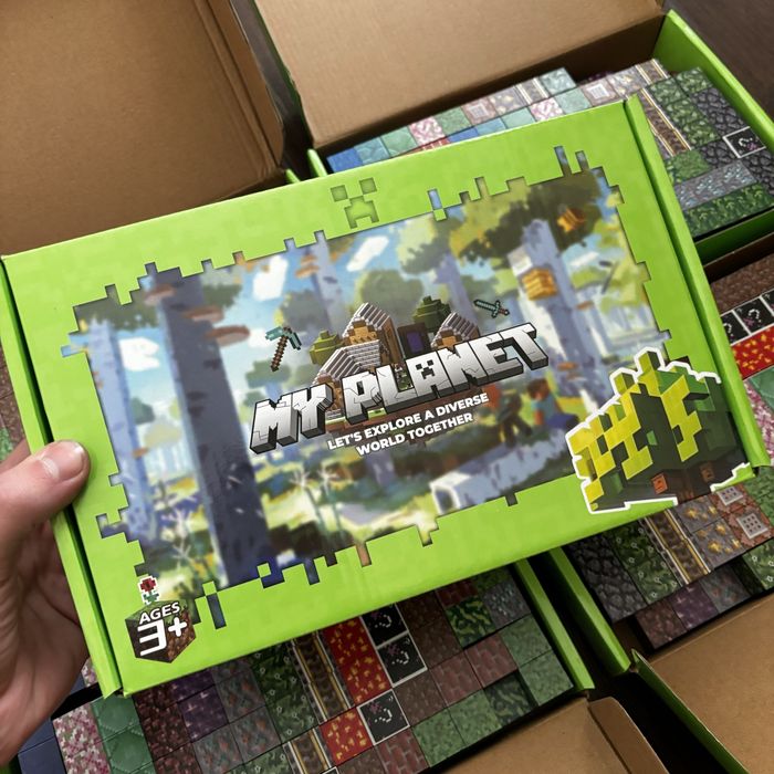 200ШТ +12шт героїв Конструктор магнітний майнкрафт minecraft блоки 3д