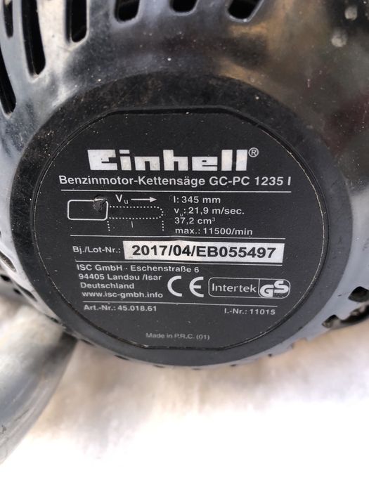 Бензопила Einhell GC-PC 12351