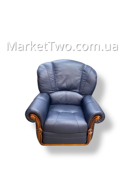 Шкіряний гарнітур Alberto Nieri: диван + 2 крісла (250301)