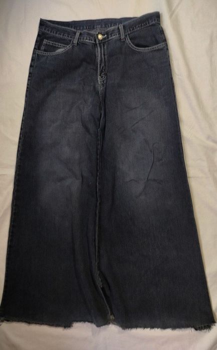 Широкие джинсы черные baggy jeans
