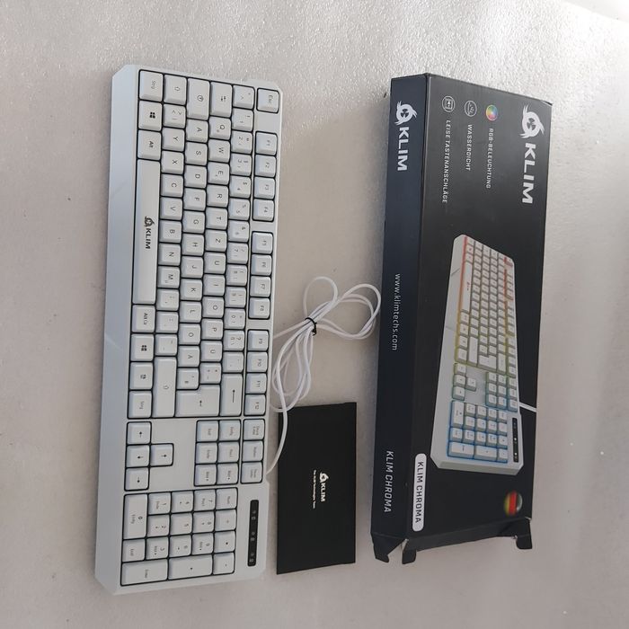 Klawiatura Membranowa KLIM CHROMA LED Niemiecka